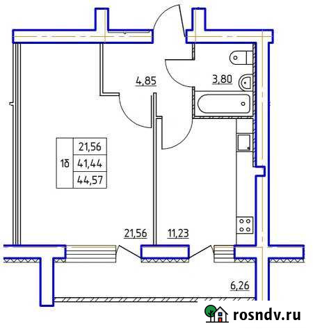 1-комнатная квартира, 44 м², 5/5 эт. на продажу в Белебее Белебей - изображение 1