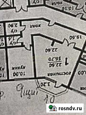 1-комнатная квартира, 56 м², 3/19 эт. на продажу в Малаховке Малаховка - изображение 1