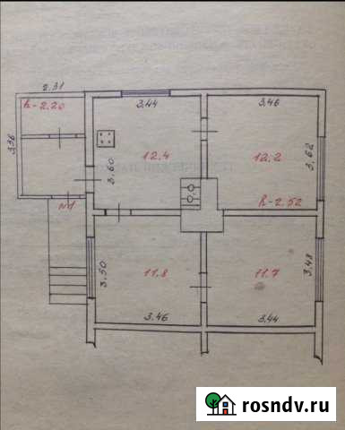 3-комнатная квартира, 55 м², 1/1 эт. на продажу в Кузнечном Кузнечное - изображение 1