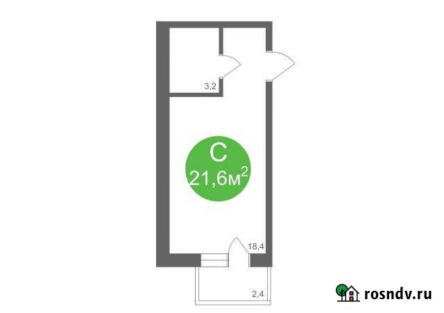 Квартира-студия, 21 м², 1/3 эт. на продажу в Новороссийске Новороссийск - изображение 1
