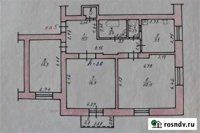 3-комнатная квартира, 75 м², 2/2 эт. на продажу в Знаменске Астраханской области Знаменск - изображение 1