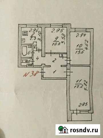 3-комнатная квартира, 65 м², 4/5 эт. на продажу в Печоре Печора - изображение 1