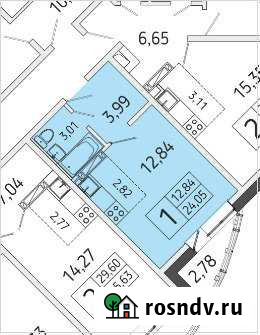 Квартира-студия, 24 м², 7/17 эт. на продажу в Томске Томск - изображение 1