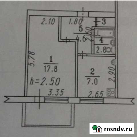 1-комнатная квартира, 34 м², 3/3 эт. на продажу в Большеречье Большеречье - изображение 1