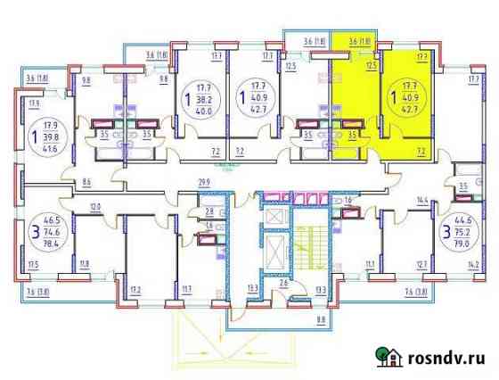 1-комнатная квартира, 42 м², 12/17 эт. на продажу в Дмитрове Дмитров