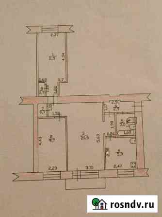 3-комнатная квартира, 56 м², 3/3 эт. на продажу в Приютово Приютово