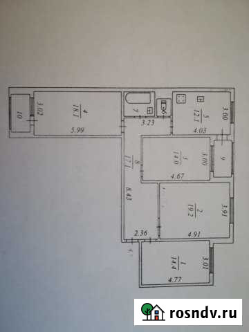4-комнатная квартира, 106 м², 4/5 эт. на продажу в Салехарде Салехард - изображение 1