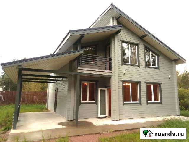 Дом 200 м² на участке 8 сот. на продажу в Рощино Ленинградской области Рощино - изображение 1
