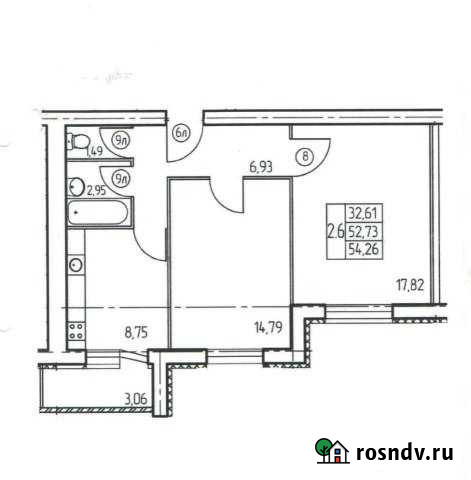 2-комнатная квартира, 55 м², 5/5 эт. на продажу в Белебее Белебей - изображение 1