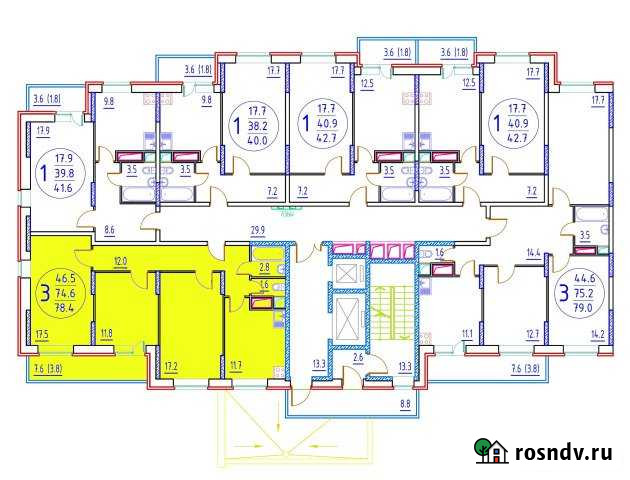 3-комнатная квартира, 78 м², 10/17 эт. на продажу в Дмитрове Дмитров - изображение 1