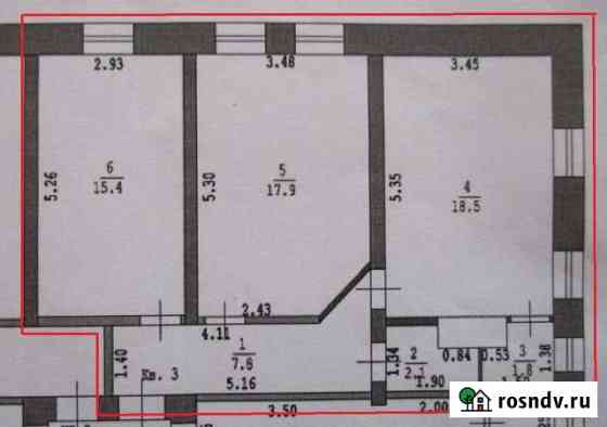3-комнатная квартира, 63 м², 1/2 эт. на продажу в Богородске Богородск