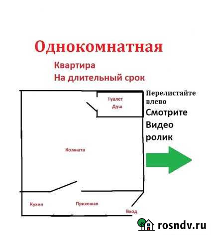 1-комнатная квартира, 32 м², 1/5 эт. в аренду на длительный срок в Феодосии Феодосия - изображение 1
