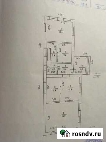 Дом 73 м² на участке 9 сот. на продажу в Белой Глине Белая Глина - изображение 1
