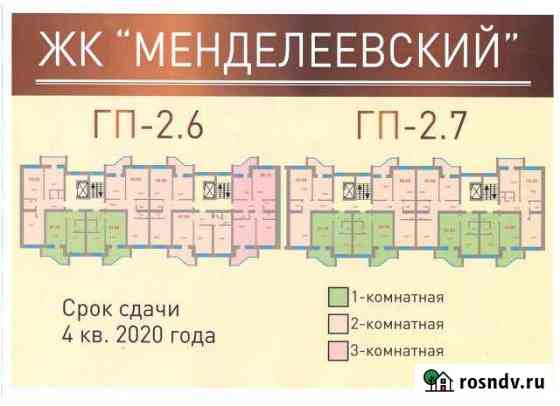 3-комнатная квартира, 88 м², 7/10 эт. на продажу в Тобольске Тобольск