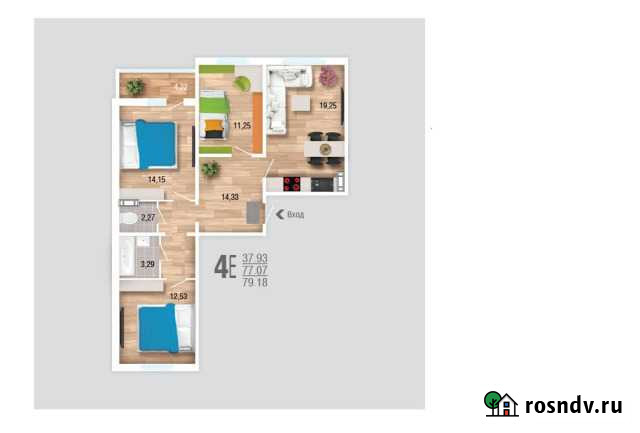 4-комнатная квартира, 79 м², 5/10 эт. на продажу в Курске Курск - изображение 1