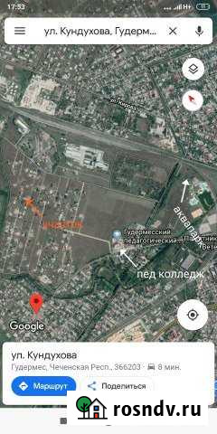 Участок ИЖС 6 сот. на продажу в Гудермесе Гудермес - изображение 1