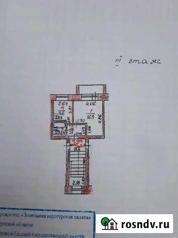 1-комнатная квартира, 32 м², 3/5 эт. на продажу в Усть-Куте Усть-Кут - изображение 1