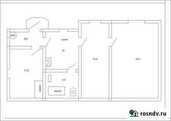3-комнатная квартира, 60 м², 1/1 эт. на продажу в Армавире Армавир