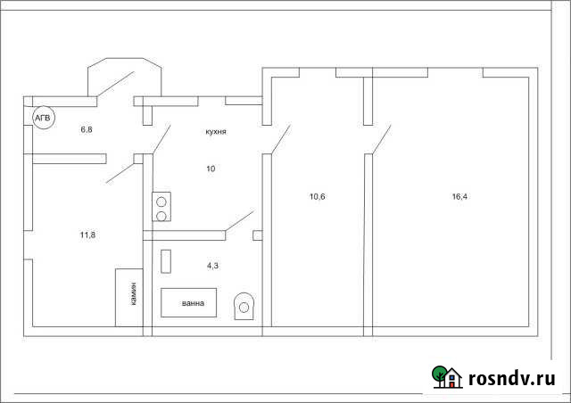 3-комнатная квартира, 60 м², 1/1 эт. на продажу в Армавире Армавир - изображение 1