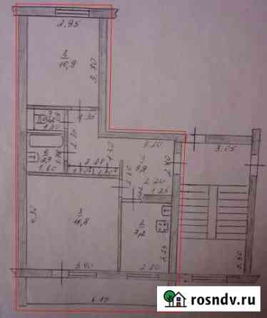 2-комнатная квартира, 59 м², 5/5 эт. на продажу в Касимове Касимов