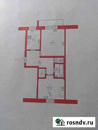 2-комнатная квартира, 50 м², 3/5 эт. на продажу в Каменке Пензенской области Каменка