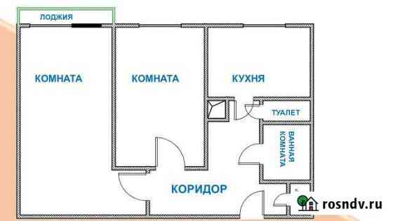 2-комнатная квартира, 52 м², 3/9 эт. на продажу в Светогорске Светогорск