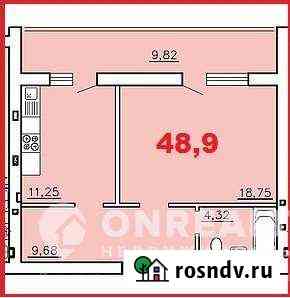 1-комнатная квартира, 48 м², 1/3 эт. на продажу в Воронеже Воронеж