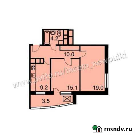 2-комнатная квартира, 68 м², 6/9 эт. на продажу в Ивантеевке Московской области Ивантеевка - изображение 1