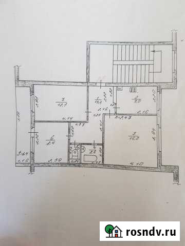 3-комнатная квартира, 61 м², 3/5 эт. на продажу в Унече Унеча - изображение 1