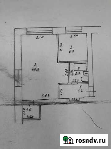 1-комнатная квартира, 32 м², 2/3 эт. на продажу в Юрге Юрга - изображение 1