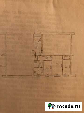 3-комнатная квартира, 54 м², 1/3 эт. на продажу в Отрадном Ленинградской области Отрадное - изображение 1