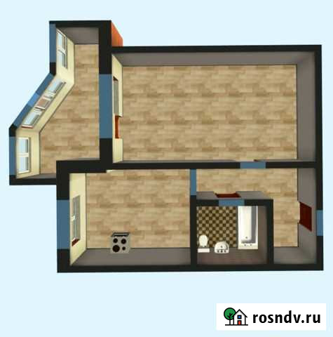 1-комнатная квартира, 44 м², 9/10 эт. на продажу в Тобольске Тобольск - изображение 1