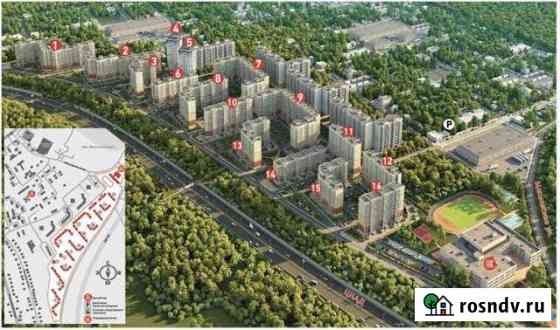 2-комнатная квартира, 56 м², 13/17 эт. на продажу в Звенигороде Звенигород