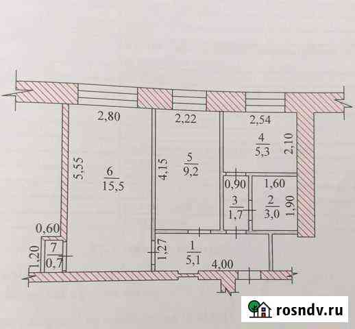 2-комнатная квартира, 40 м², 1/4 эт. на продажу в Канаше Канаш