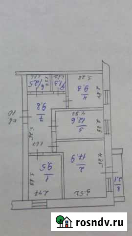 3-комнатная квартира, 63 м², 3/5 эт. на продажу в Тайге Тайга - изображение 1