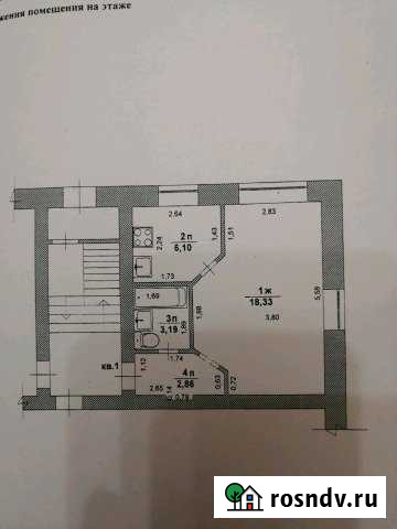 1-комнатная квартира, 31 м², 1/3 эт. на продажу в Цильне Цильна - изображение 1