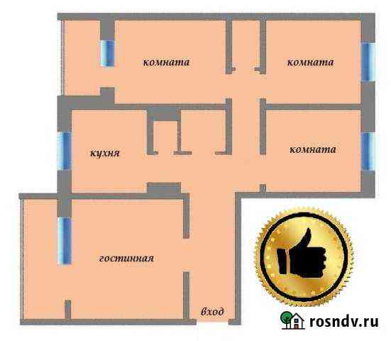 4-комнатная квартира, 76 м², 2/9 эт. на продажу в Тобольске Тобольск