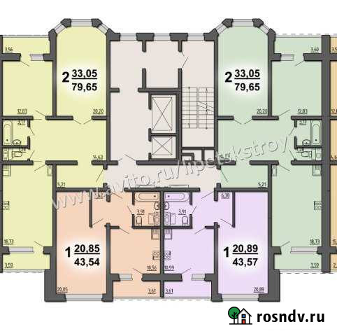 3-комнатная квартира, 79 м², 6/17 эт. на продажу в Липецке Липецк - изображение 1