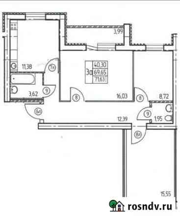 3-комнатная квартира, 72 м², 4/5 эт. на продажу в Белебее Белебей