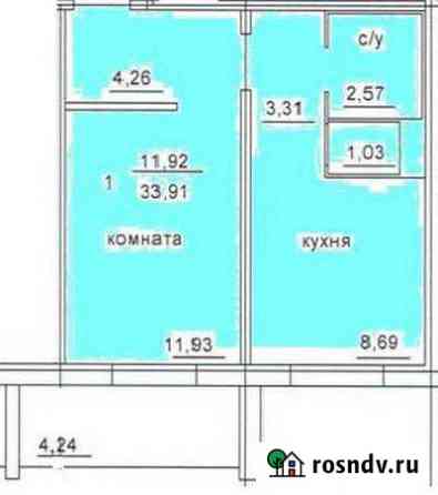 1-комнатная квартира, 31 м², 7/10 эт. на продажу в Миассе Миасс