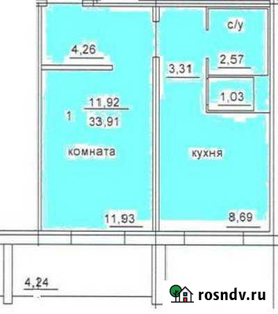1-комнатная квартира, 31 м², 7/10 эт. на продажу в Миассе Миасс - изображение 1