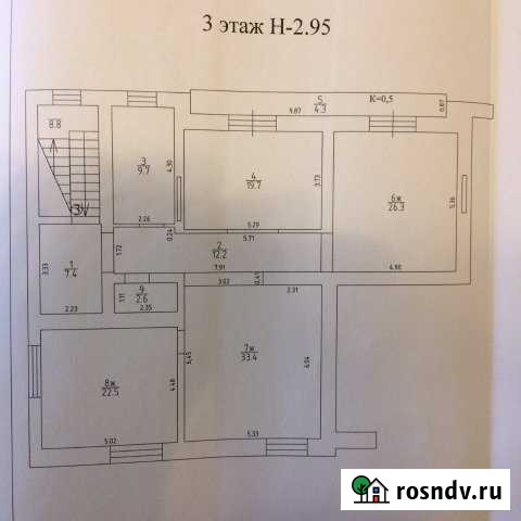 7ная квартира, 275 м², 3/4 эт. на продажу в Калининграде Калининград - изображение 1