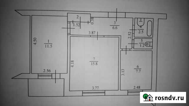 2-комнатная квартира, 49 м², 3/9 эт. на продажу в Азове Азов - изображение 1