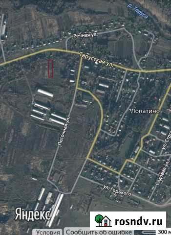 Участок СНТ, ДНП 13 сот. на продажу в Тарусе Таруса - изображение 1