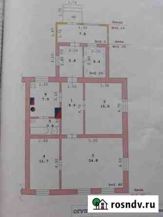 3-комнатная квартира, 92 м², 1/1 эт. на продажу в Долгоруково Долгоруково