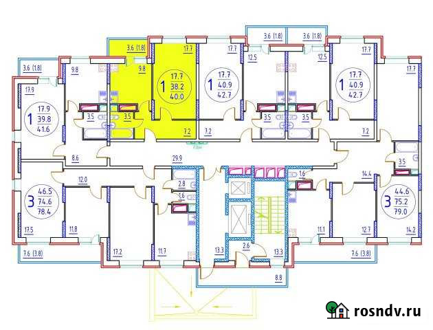 1-комнатная квартира, 40 м², 14/17 эт. на продажу в Дмитрове Дмитров - изображение 1