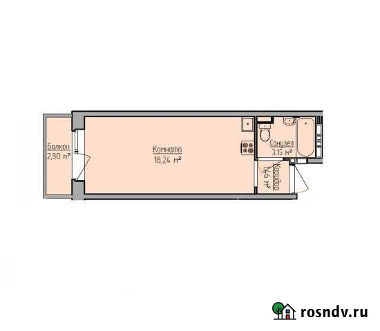 Квартира-студия, 26 м², 6/10 эт. на продажу в Ижевске Ижевск - изображение 1