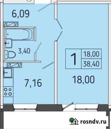 1-комнатная квартира, 38 м², 8/17 эт. на продажу в Томске Томск