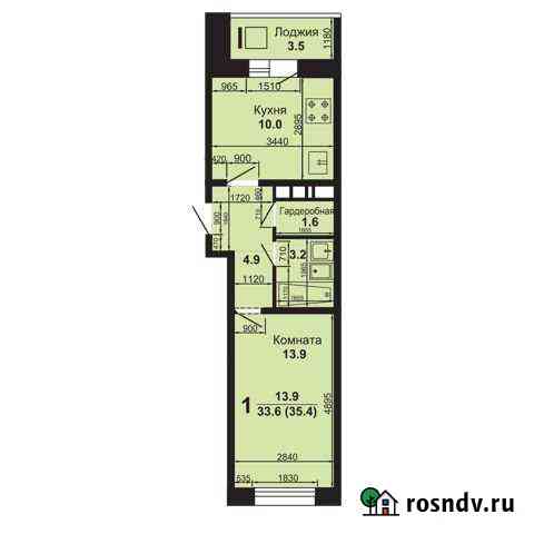 1-комнатная квартира, 35 м², 4/10 эт. на продажу в Коврове Ковров