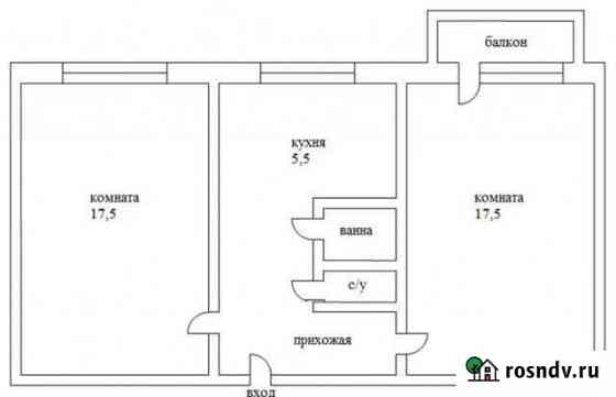 2-комнатная квартира, 44 м², 3/5 эт. на продажу в Кунгуре Кунгур